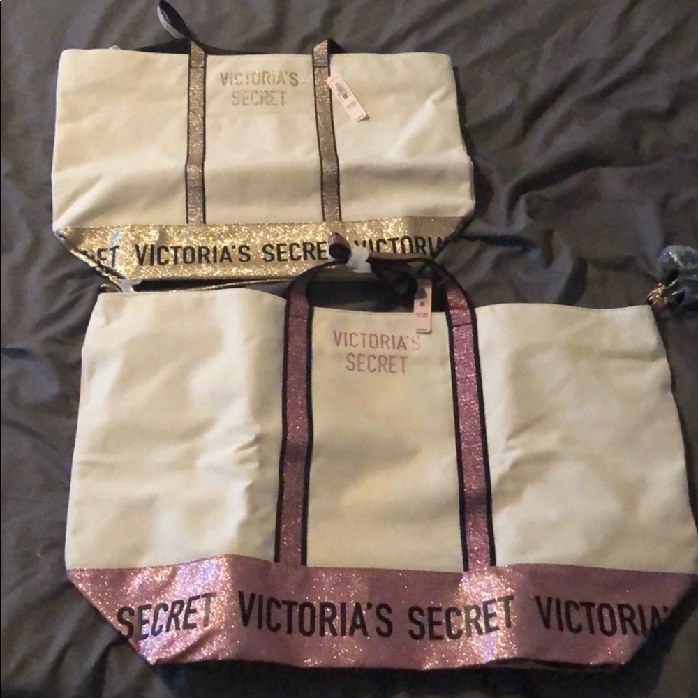 VS Glitter Tote and Weekender